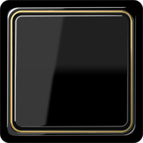 CDP581SW Рамка CD Plus Черный 1-постовая Jung