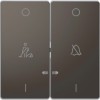 MTN3429-6034 D-life клавиша 2-ная, линзой led, символ: звонок/горничная, антрацит Merten