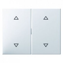 14357209 Клавиши с оттиском Стрелки цвет: полярная белизна, с блеском K.1 Berker