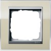 0211776 Рамка Event Clear Песочный / Алюминий 1-постовая Gira