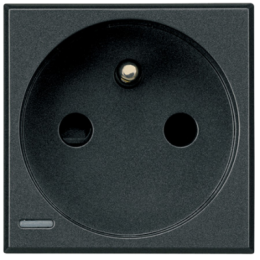 HS4142 Axolute Розетка 2К+З, 10/16 А 250 В с экранированными контактами Bticino