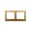 770302 Рамка Valena Золото матовое 2-постовая Legrand