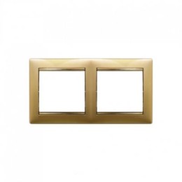 770302 Рамка Valena Золото матовое 2-постовая Legrand