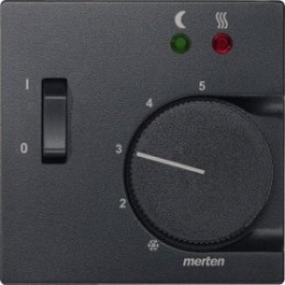 MTN535814 Центр. плата терморегулятора, антрацит Merten