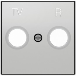 8550 PL Накладка для TV-R розетки серебряный, ABB