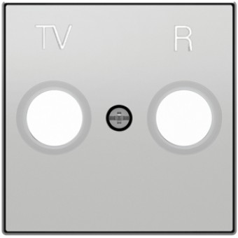 8550 PL Накладка для TV-R розетки серебряный, ABB