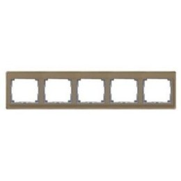 SL5850GB Рамка SL 500 Бронза 5-постовая Jung