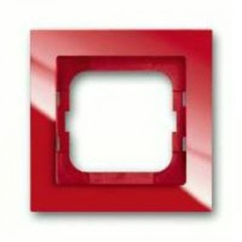 1754-0-4340 Рамка Axcent Красный 1-постовая ABB