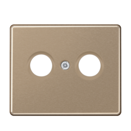 SL561TVGB SL 500 Бронза Накладка TV-FM розетки Jung