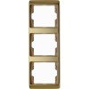 13340002 Рамка Arsys Золото 3-постовая вертикальная Berker