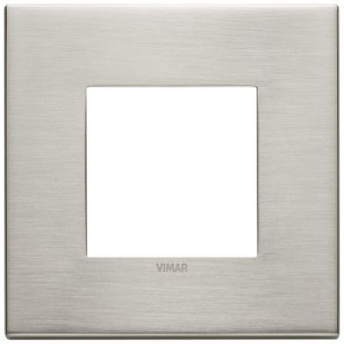 22642.11 Рамка Eikon EXE Никель матовый 2-модульная Vimar