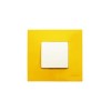 2700617-081 Накладка декоративная на рамку базовую, 1 пост, Simon 27 Play, Arctic, жёлтый