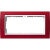 1002398 Рамка без перегородки Event Красный / Белый 2-постовая Gira
