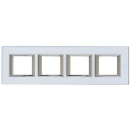 HA4802M4HVKA Рамка Axolute Квадрат Кристалл 2+2+2+2 модуля Bticino