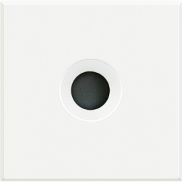 HD4954 Axolute Заглушка с выходным отверстием 9 мм, с 2 коннекторами для организации небольшой распайки Bticino