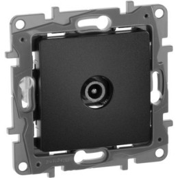 672665 Розетка TV - оконечная - 5 дБ - 5-862 мГц - Etika - антрацит Legrand