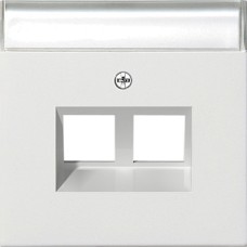 2640112 Накладка с полем надп Mod. Jack 30° Gira F100 2640112 Накладка с полем надп Mod. Jack 30° Gira F100