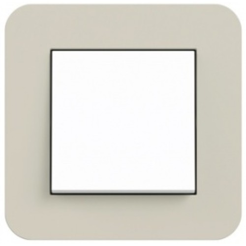 0211422	 Рамка с антрацитовой подложкой E3 Серый / Антрацит 1-постовая Gira