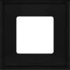 FD01601BK Рамка квадратная New Marco Черный 1-постовая Fede