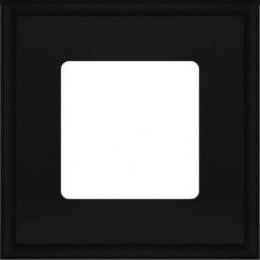 FD01601BK Рамка квадратная New Marco Черный 1-постовая Fede