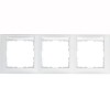 10239919 Рамка с полем для надписей S.1 Полярная белизна матовый 3-постовая Berker