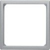 11096074 Переходная рамка для центральной панели 50 x 50 мм, Q.1/Q.3, цвет: алюминиевый, с эффектом бархата Berker