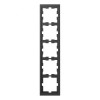 MTN4050-6534 Рамка D-Life Антрацит 5-постовая Merten