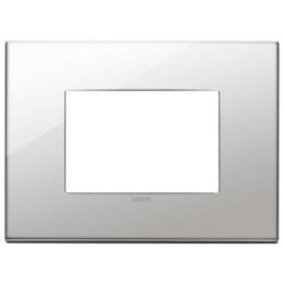 22653.81 Рамка Eikon EXE Никель 3-модульная Vimar