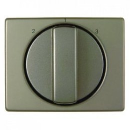 10880101 Центральная панель с вращающейся ручкой для 3-уровневого выключателя цвет: светло-бронзовый, металл Arsys Berker