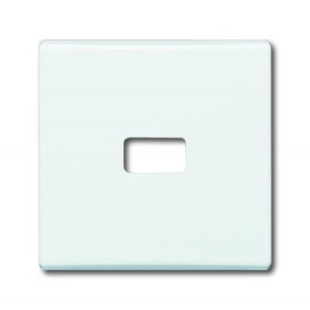 1731-0-1998 (2120-34-500), Клавиша для механизма 1-клавишного выключателя/переключателя/кнопки, с окном для линзы/символа, IP44, серия Allwetter 44, цвет альпийский белый, ABB