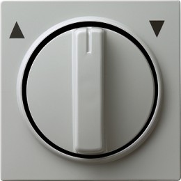 066642 Накладка с ручкой для жалюзи Серый Gira S-color