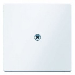 10196089 Центральная панель для VDo-розеток и кабельного вывода цвет: полярная белизна, с эффектом бархата, Q.1 Berker