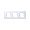 27773-60 Рамка декоративная, 3 поста, (+суппорт), Simon 27 Neos, Матовый, белоснежный