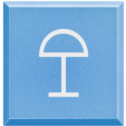 H4920LC Axolute Сменные клавиши с символами для кнопок с подсветкой HC-HS-4038LA/Настольный свет Bticino