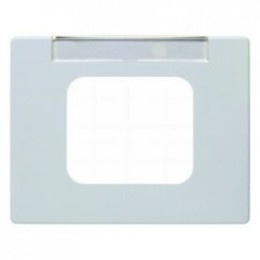 11770069 Центральная панель для AMP-ACO с полем для надписи цвет: полярная белизна, с блеском Arsys Berker