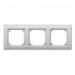 MTN486360 Рамка M-Plan Алюминий 3-постовая Merten