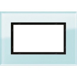 100118 Рамка Esprit Салотовое стекло 1,5-постовая Gira