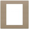 22668.21 Рамка Eikon EXE Саванна бежевый 8-модульная Vimar