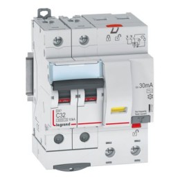 411161 Дифф.выключатель (УЗО) DX3 2П C32А 30MA-AC 4м, Legrand