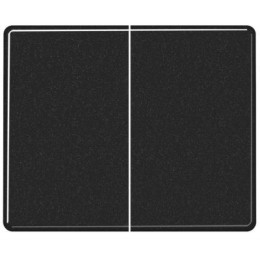 SL1565.07SW SL 500 Черный Накладка светорегулятора 2-х канального нажимного Jung