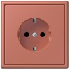 LC1520KI32121 Les Couleurs® Le Corbusier SCHUKO®-розетка со встроенной повышенной защитой от прикосновения terre sienne brique Jung