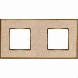FD01332AMOB Рамка Vintage Corinto Auroramarble / Золото 2-постовая Fede
