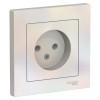ATN000440 Atlasdesign Розетка без заземления, 16А, в сборе, Жемчуг Schneider Electric