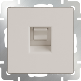 WL03-RJ-11-ivory Телефонная розетка  RJ-11(слоновая кость) Antik Werkel a028895