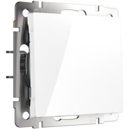 WL01-SW-1G-2W Выключатель одноклавишный проходной (белый) Antik Werkel a028644