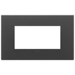 22654.73 Рамка Eikon EXE Черный матовый 4-модульная Vimar