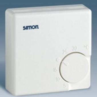 82504-31 Термостат с датчиком в пол (зондом), с выключателем - контроль отопления, S82, S82N, S82 Detail, сло Simon