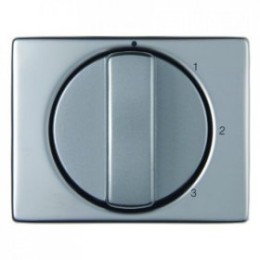 10870104 Центральная панель с вращающейся ручкой для 3-уровневого выключателя цвет: нержавеющая сталь Arsys Berker