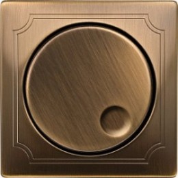 MTN5250-4143 Центр. плата с пов. рукояткой антич.латунь. SD Merten