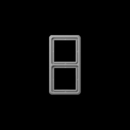 CD582GR Рамка CD 500 Серый 2-постовая Jung